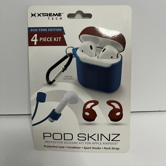 Xtreme Tech Other - Xtreme Tech 4 Piece Pod Skinz For Apple AirPods NEW!